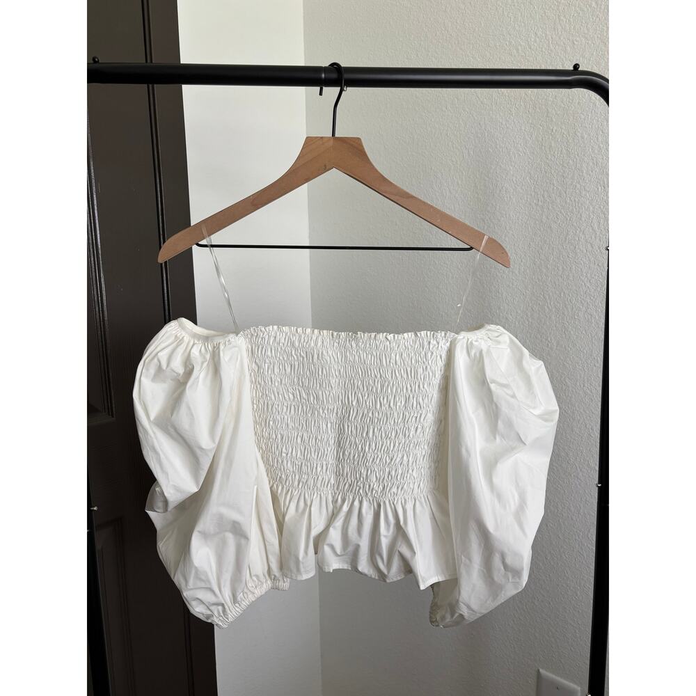 Naya Rea off the shoulder blouse